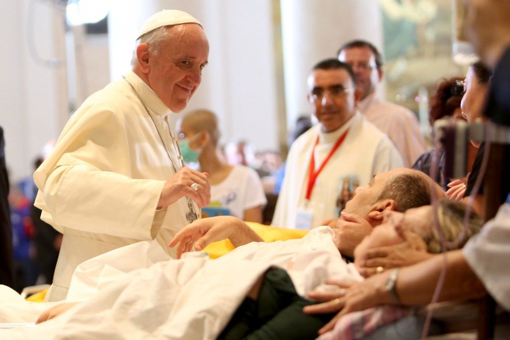 Papa Francisco Jornada Mundial Del Enfermo Camilos